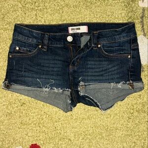 Garage Dark Denim Shorts